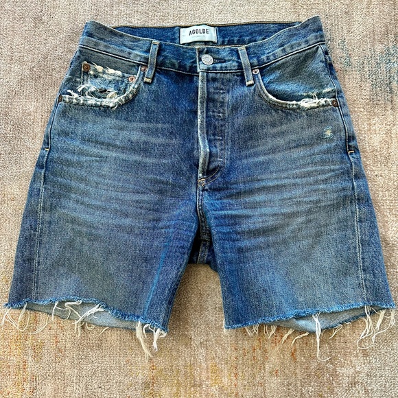 NWOT Agolde Rumi Shorts. Size 24. 100% cotton. - Picture 2 of 12